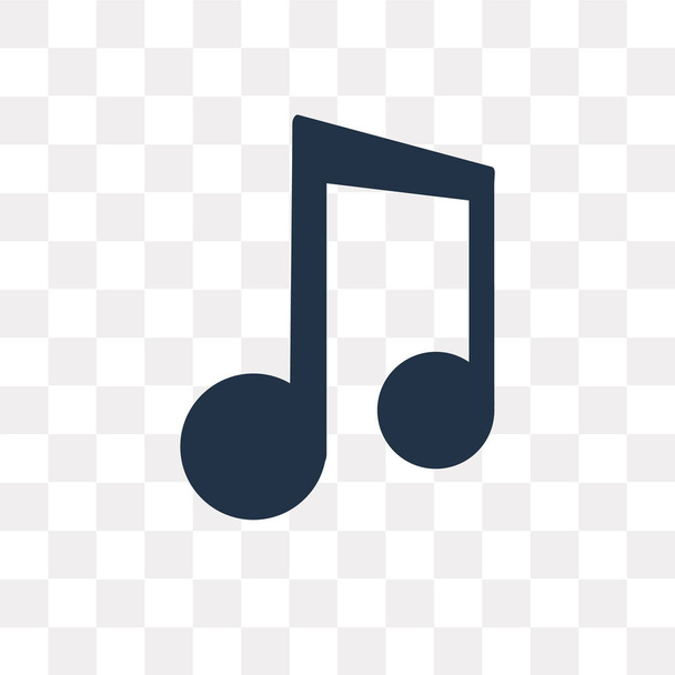 Musik-Player-Vektor-Symbol isoliert auf transparentem Hintergrund, Musik-Player Transparenzkonzept kann Web-und mobile verwendet werden - Vektor, Bild