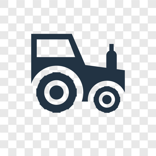 traktorin kuvaketta trendikäs muotoilu tyyliin. traktori-ikoni eristetty läpinäkyvällä taustalla. traktori vektori kuvake yksinkertainen ja moderni tasainen symboli web-sivuston, mobiili, logo, sovellus, käyttöliittymä. traktorin kuvakevektorin kuva, EPS10
. - Vektori, kuva
