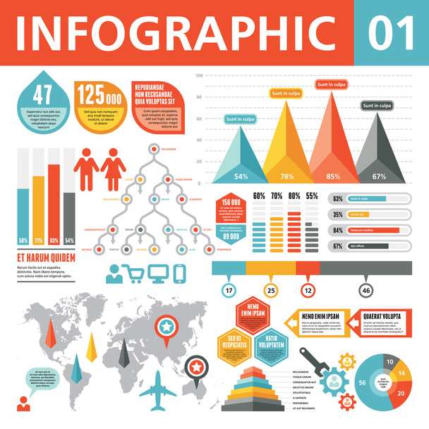 Infographic Elements 01 - Vector, Image