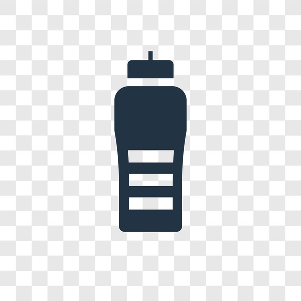 トレンディなデザイン スタイルのボトルのアイコン。ボトルのアイコンが透明な背景に分離されました。ボトルの web サイト、携帯、ロゴ、アプリ、ベクトル アイコン シンプルでモダンなフラット記号 Ui。ボトルのアイコン ベクトル図、Eps10. - ベクター画像