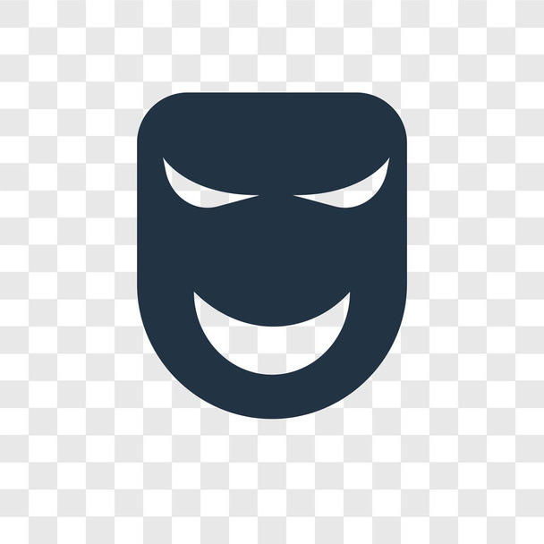 icône de masque dans le style design à la mode. icône masque isolé sur fond transparent. masque icône vectorielle symbole plat simple et moderne pour le site Web, mobile, logo, application, interface utilisateur. illustration vectorielle d'icône de masque, EPS10
. - Vecteur, image