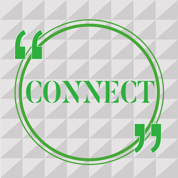 Käsiala tekstin kirjoittaminen Connect. Käsitteen merkitys yhdessä Yhteystiedot Associate Relate Networking kommunikoida
 - Valokuva, kuva