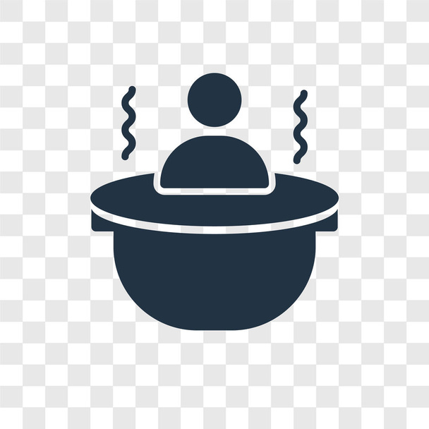 トレンディなデザイン スタイルでお風呂のアイコン。透明な背景に分離されたバスのアイコン。お風呂の web サイト、携帯、ロゴ、アプリ、ベクトル アイコン シンプルでモダンなフラット記号 Ui。お風呂のアイコン ベクトル図、Eps10. - ベクター画像