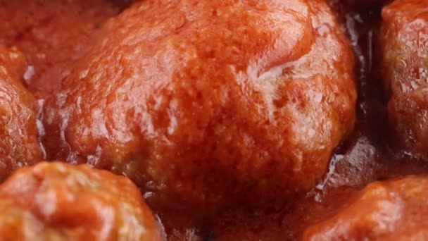 Meatballs with the sauce - Footage, Video