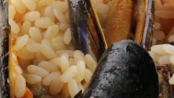 Ρύζι με θαλασσινά βιο - Πλάνα, βίντεο