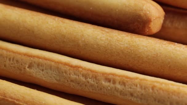 Breadsticks from Turin Italy - Footage, Video