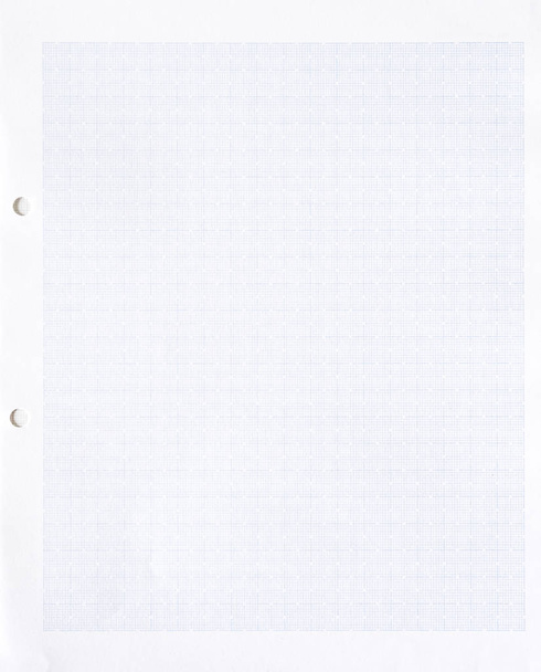 White paper with grid line pattern for background. - Photo, Image