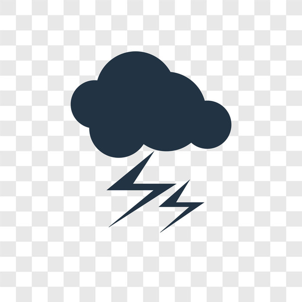 rainy icon in trendy design style. rainy icon isolated on transparent background. rainy vector icon simple and modern flat symbol for web site, mobile, logo, app, UI. rainy icon vector illustration, EPS10. - Vector, Image