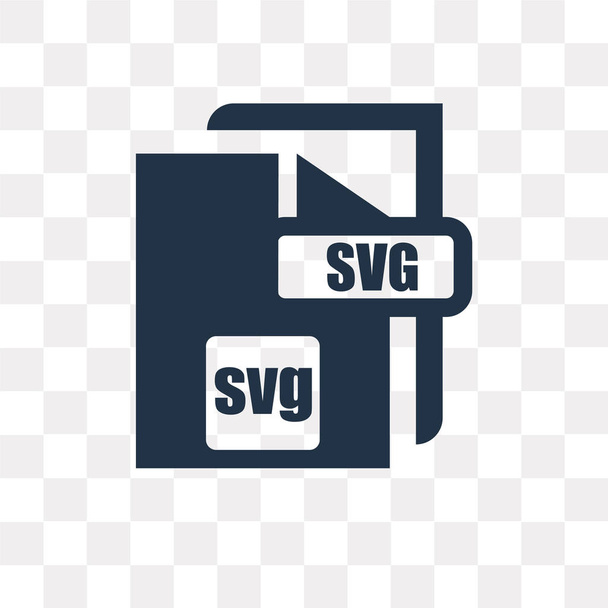 SVG εικονίδιο διάνυσμα απομονώνονται σε διαφανές φόντο, Svg διαφάνεια έννοια μπορεί να χρησιμοποιηθεί web και κινητά - Διάνυσμα, εικόνα