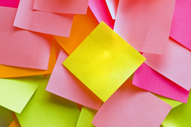 Colorful blank post it notes - Photo, Image