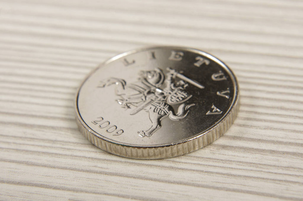 Historische litauische Münzen Vorderseite eines Litas - Foto, Bild