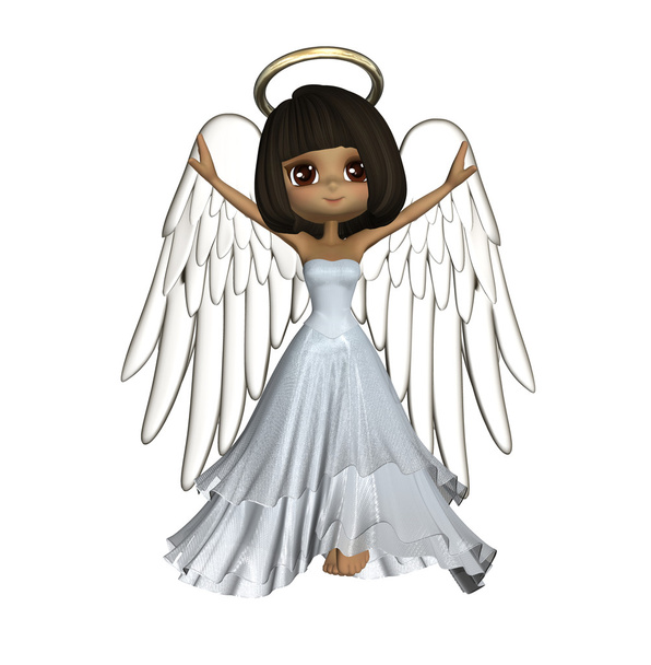 Cute Angel Cartoon - Photo, Image