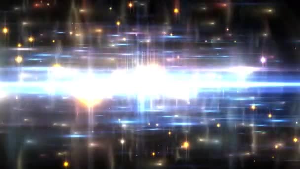 Alien blikající flash světlice lesklé animace hudební pozadí nové kvalitní přirozené osvětlení lampa paprsky efekt dynamické barevné světlé taneční video záznam - Záběry, video