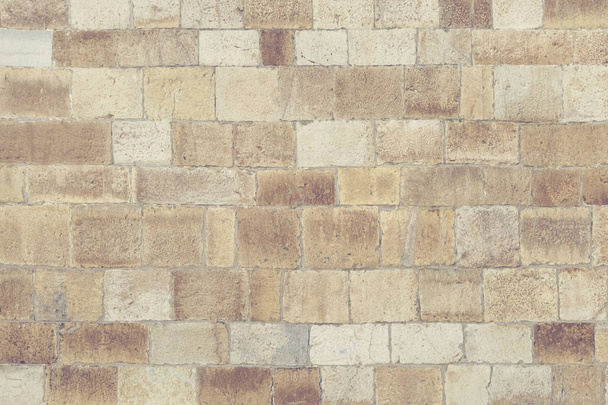 Brown stone wall, background, texture - Foto, immagini