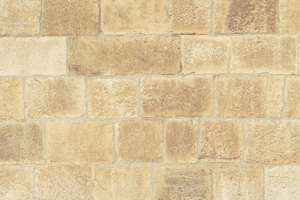 Brown stone wall, background, texture - Φωτογραφία, εικόνα
