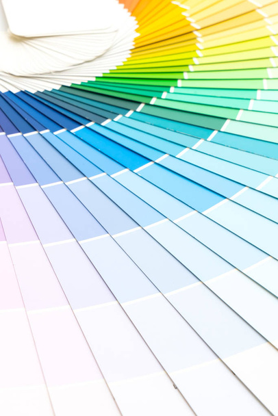 ukázkové barvy katalog pantone nebo barevné vzorkovnice - Fotografie, Obrázek