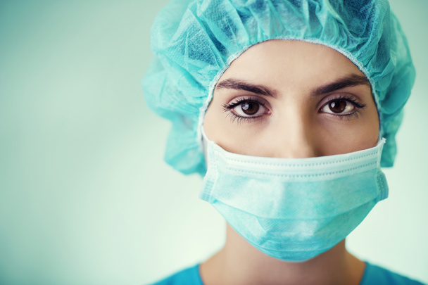 Portrait of young surgeon - Photo, Image