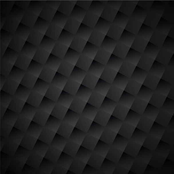 黒の幾何学的な市松模様のテクスチャ パターン。抽象的なベクトルの背景. - ベクター画像