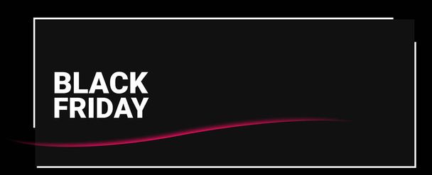 Black Friday Sale Grunge Banner. Textur Hintergrund für Karte, Textdesign - Vektor, Bild