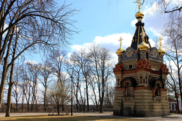 Ρωσική Ορθόδοξη Εκκλησία, το καμπαναριό σε Gomel πόλη, Λευκορωσία - Φωτογραφία, εικόνα