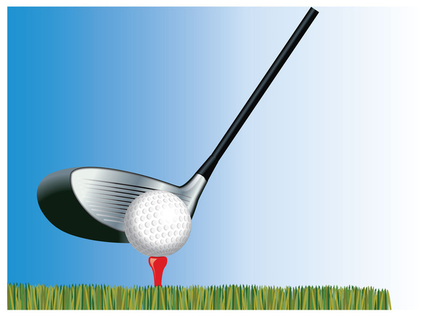 Jugar al golf
 - Vector, imagen