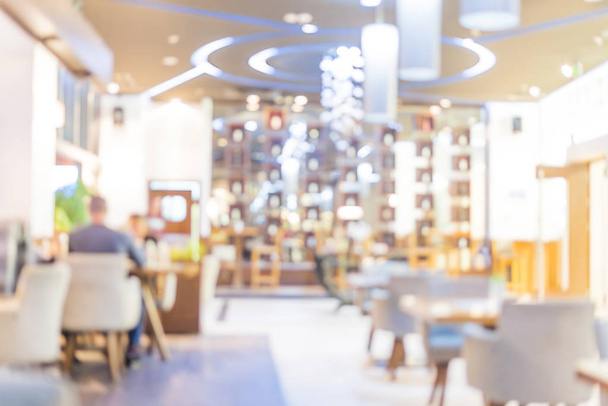 Blur kávézó vagy étterem kávézó absztrakt bokeh fény - Fotó, kép