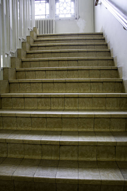 Interior marble stairs in building, construction - Photo, Image