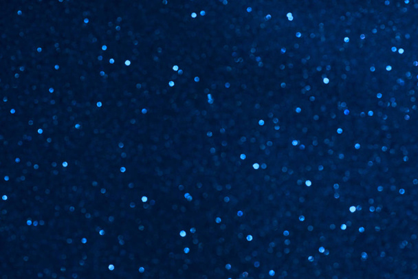 Abstract blauwe bokeh achtergrond - Foto, afbeelding