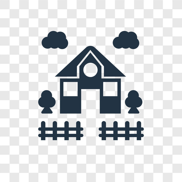 house icon in trendy design style. house icon isolated on transparent background. house vector icon simple and modern flat symbol for web site, mobile, logo, app, UI. house icon vector illustration, EPS10. - Vector, Image