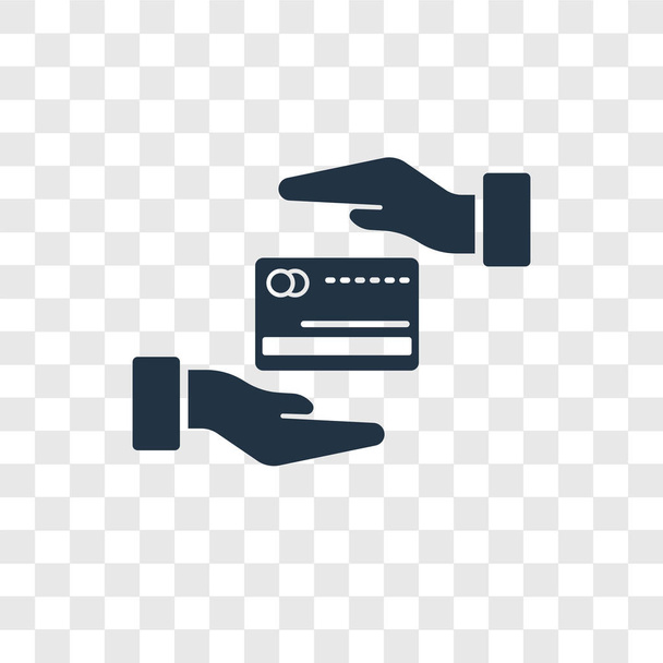 トレンディなデザイン スタイルの cit カード アイコン。cit カードのアイコンが透明な背景に分離されました。cit カード ベクトル アイコン シンプルでモダンなフラット記号 web サイト、モバイル、ロゴ、アプリの Ui。cit カード アイコン ベクトル図、Eps10. - ベクター画像
