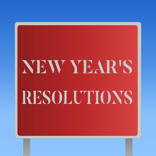 Escribir nota mostrando Año Nuevo s es Resoluciones. Muestra de fotos de negocios Lista de cosas para lograr o mejorar
 - Foto, Imagen