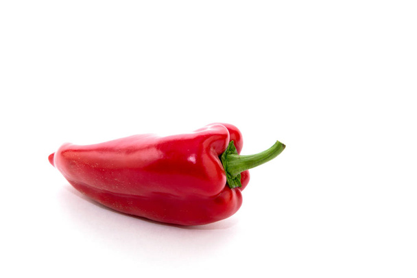Red pepper on white background. - Fotografie, Obrázek