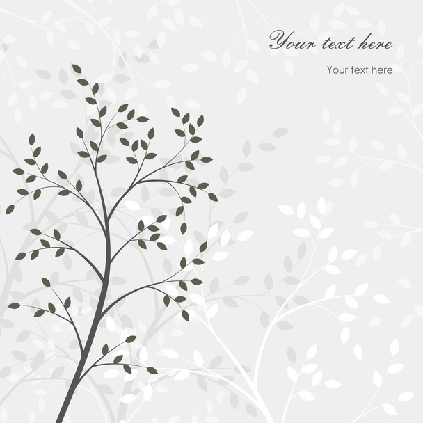 trees background - Vetor, Imagem