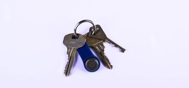 a bunch of keys to the apartment - Foto, Imagem