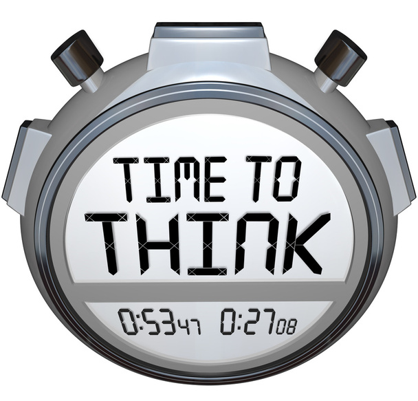 Time to Think Stopwatch Timer Creative Thought - Photo, Image