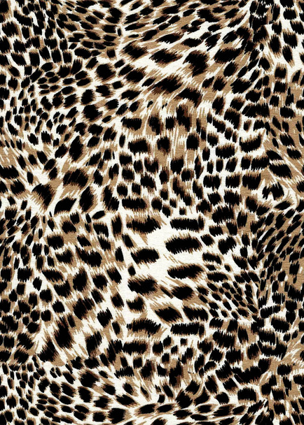 Leopard skin pattern texture. Leopard texture background. Seamless leopard pattern. Animal print. Leopard seamless fur texture.  - Photo, Image