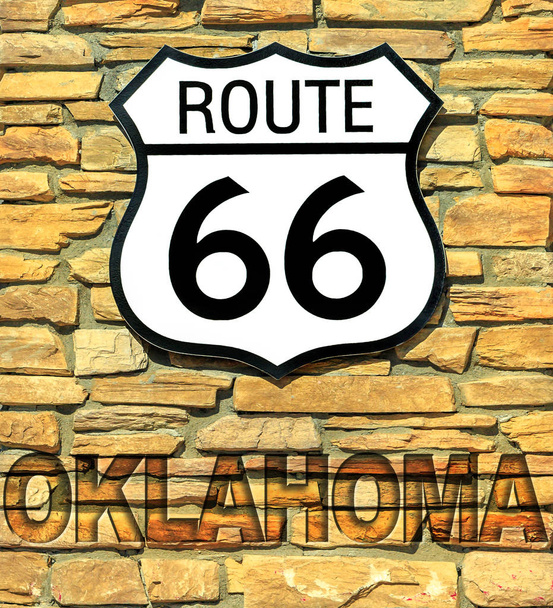 Route 66 Oklahoma jele - Fotó, kép