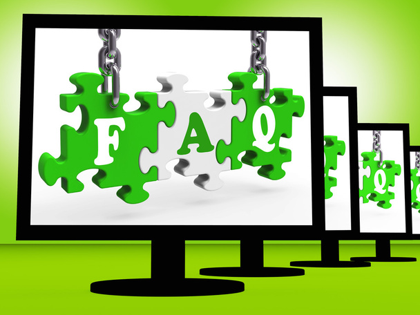 FAQ On Monitors Showing Asking - Photo, Image