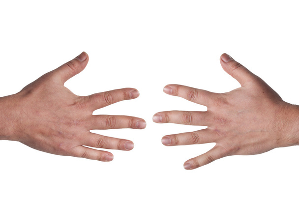 Open male hands - Фото, изображение