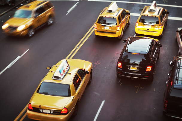 Táxis de Nova Iorque
 - Foto, Imagem
