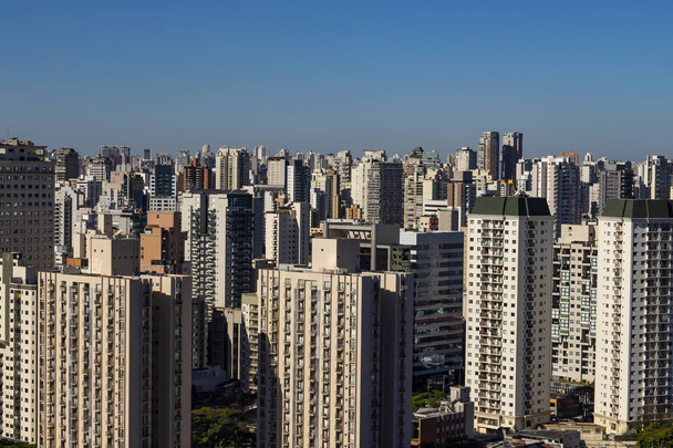 Μεγαλύτερες πόλεις στον κόσμο. Πόλη του Σάο Πάολο, Βραζιλία, Νότια Αμερική.  - Φωτογραφία, εικόνα