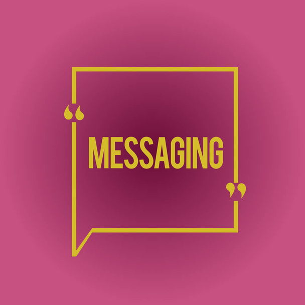 Megjegyzés: a bemutató üzenetek írása. Üzleti fénykép bemutató kommunikáció másokkal-üzeneteket, SMS-csevegés - Fotó, kép