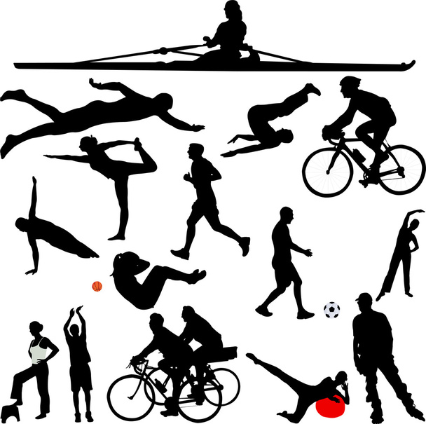 αναψυχής αθλητισμού - Διάνυσμα, εικόνα