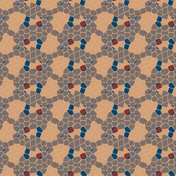 抽象的な幾何学的なカラフルなシームレスなパターン.  - ベクター画像