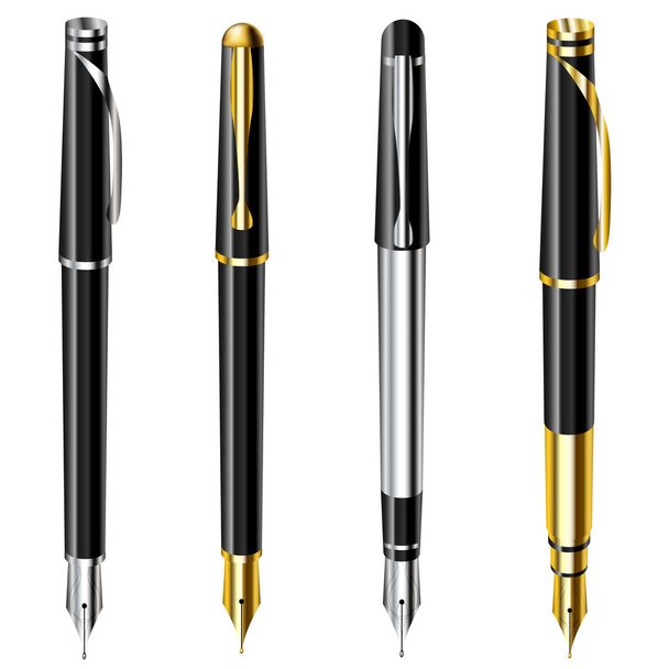 Set de stylo plume
 - Vecteur, image
