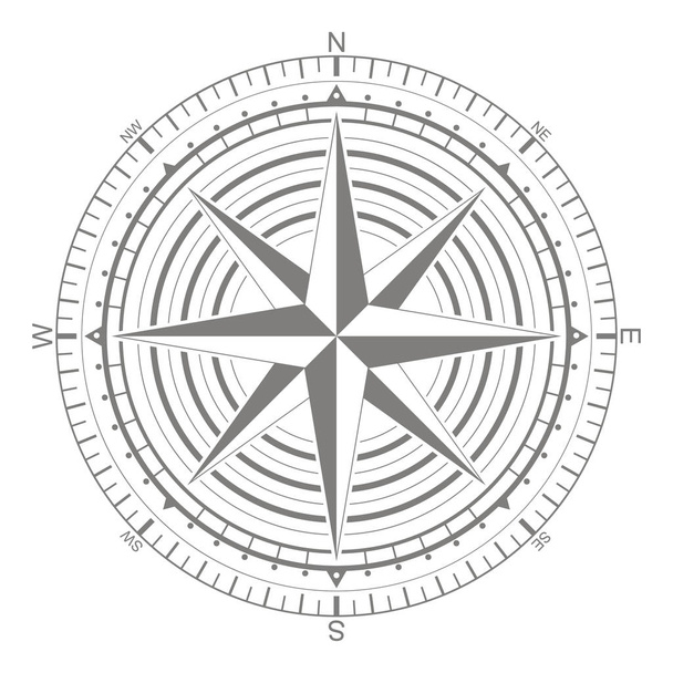 Векторна іконка з компасом зроблена для вашого дизайну
 - Вектор, зображення