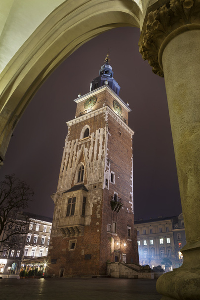 Town Hall Tower viewed from Cloth Hall - Photo, Image