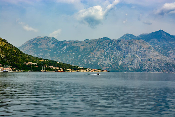 Coastline of the Boka-Kotor Bay, Montenegro - Fotografie, Obrázek