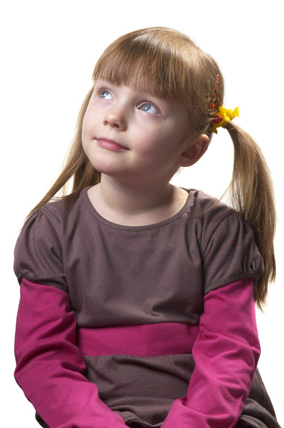 Daydreaming little girl - Photo, Image