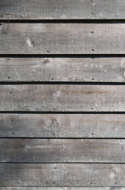 Weathered gray raw wood boards background wallpaper - Photo, Image